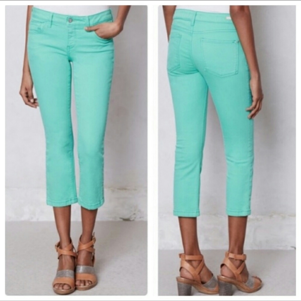 Pilcro and the letterpress mint green seafoam stet jean‎ mint pastel cropped 25